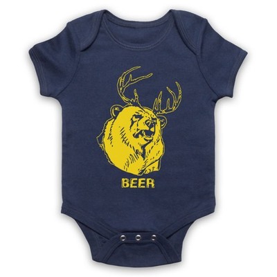 IT'S ALWAYS SUNNY IN PHILADELPHIA BIERBÄR HIRSCH MAC BABY WACHSEN BABYANZUG GESCHENK