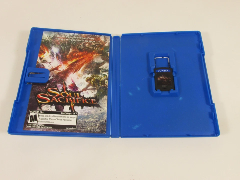 Soul Sacrifice PS Vita 电子游戏完整盒手册卡带索尼成熟 RPG — 第 4/4 张图片