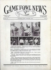 Gamefowl News  Quality Magazine Devoted to Game Fowl january 1955