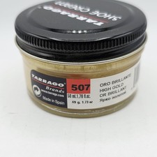 Tarrago Shoe Polish 507 High Gold Cream Leather Protector 1.76 oz. 50ml Boot