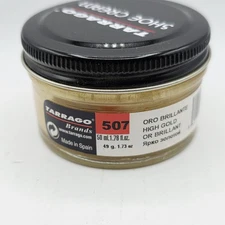 Tarrago Shoe Polish # 507 High Gold Cream Leather Protector 1.76 oz. 50ml Boot