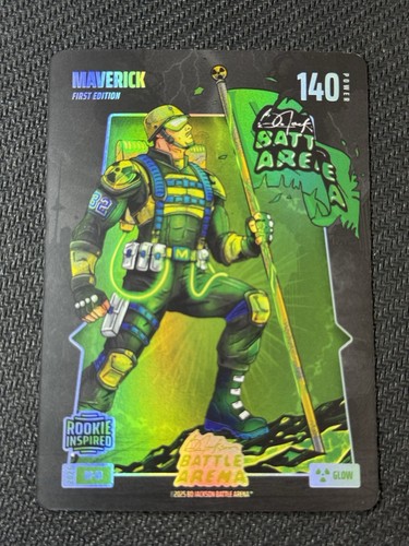 2026 Bo Jackson Battle Arena Maverick Glow Battlefoil 140 Power Rookie #BF-61