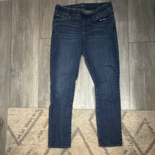 Levi's Denim Jeans Dark Blue Skinny Slim Button Zip 5-Pocket Women's