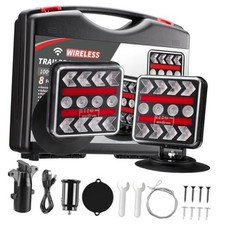USB-C Wireless Trailer Lights Kit with Reverse, IP67 Waterproof Magnetic B-Type