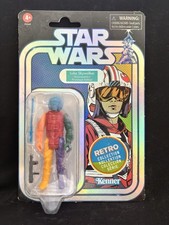 Star Wars Retro Luke Skywalker  Snowspeeder  Prototype Edition Blue Head