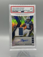2020 Panini Phoenix - Rps Rookie Auto Jersey Jonathan Taylor /50 PSA 9
