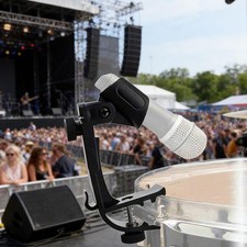 Microphone Mount Clamp Shockproof Drum Microphone Clip Drum Rim Mic Clips