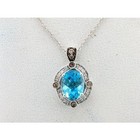 Le Vian Necklace Topaz Pendant in 14K White Gold 2 1/8 cts — photo 1
