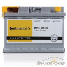 CONTINENTAL AUTOBATTERIE 12V 60Ah STARTERBATTERIE 580A LB2
