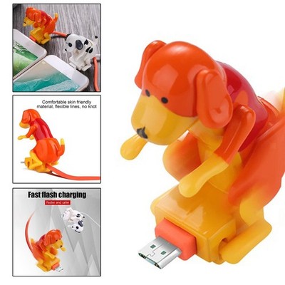 1,2 m Lustige Humping Spot Hund Ladekabel Linie Schnelle Ladegerät