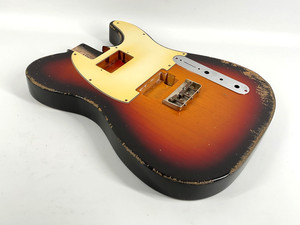 ギター MJT Vintage Aged Nitro Telecaster Body MJT Official Custom Order Vintage Aged Nitro Guitar Body
