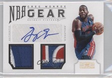 2012-13 Panini National Treasures Prime 5/25 Greg Monroe #46 Auto 0n7