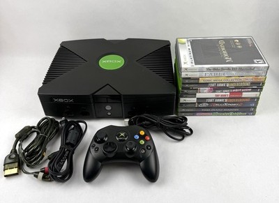 Original Xbox Bundle W/ Controller & 10 Games Tested & Working Tony Hawk, Fable+
