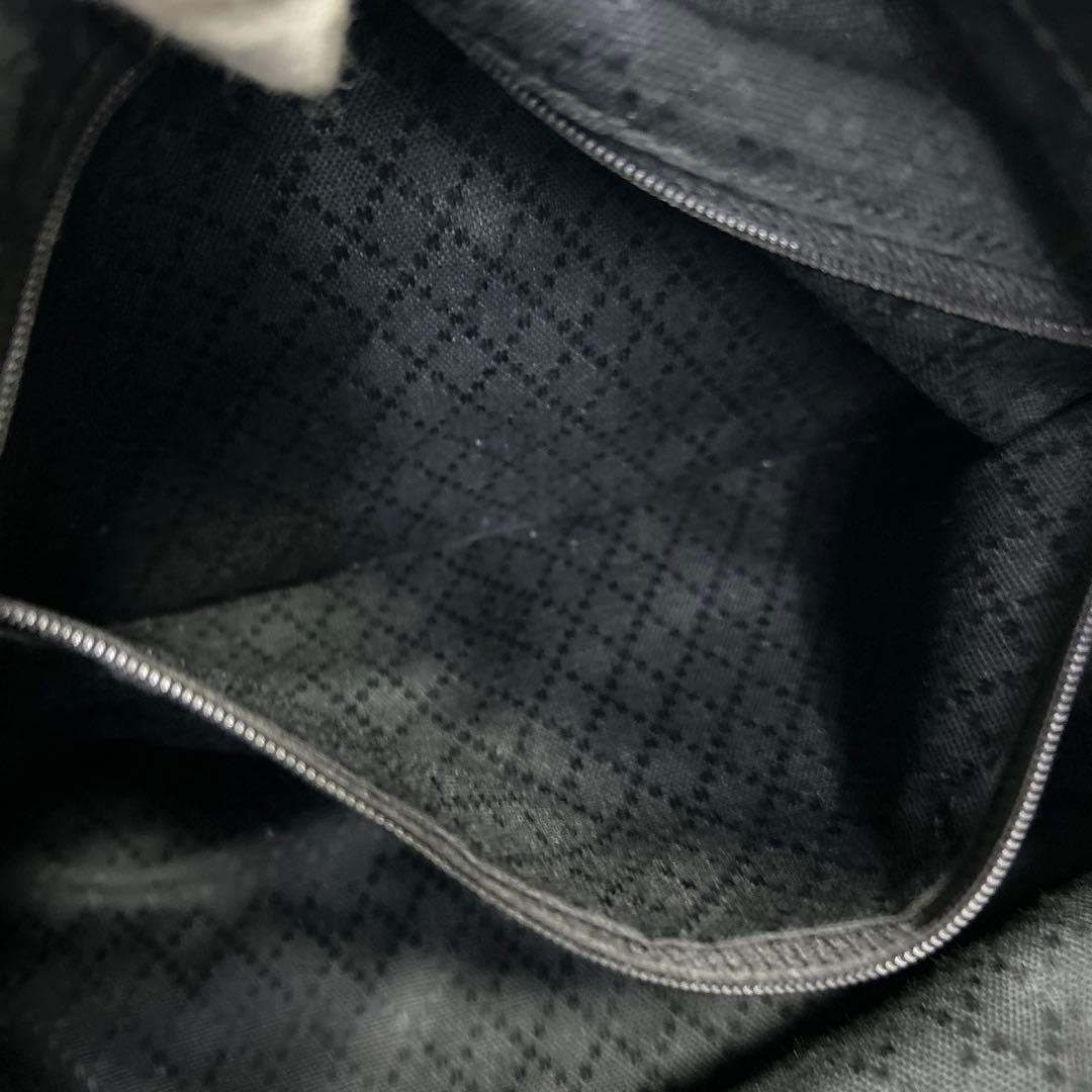 Minimal Bamboo Gucci Nylon Bag Handbag Black - GUCCI thumbnail 17