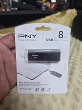 PNY 8gb USB Flash Drive - New Sealed in Package