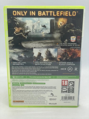 Battlefield 4 Xbox 360 PAL ENGLISH TESTED & AUTHENTIC Complete - Picture 3 of 3