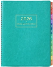 2026 Weekly Appointment Book & Planner - Large 2026 Daily Hourly Planner, JAN 20
