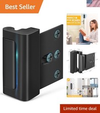 Aluminum Door Lock for Kids - High Security, Easy to Install, 800 lbs Strength