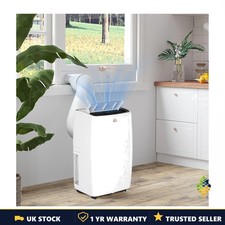HOMCOM Portable 12000BTU Extra Cool Mobile Air Conditioner 24H Timer AC UK