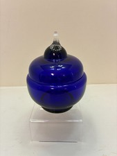 Fostoria No. 4099 Regal Blue Candy Jar Dish Fostoria No. 4099 Regal Blue Candy Jar Dish