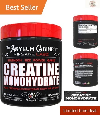 Caffeine-Free Creatine Monohydrate - 60 Servings to Elevate Muscle Performance