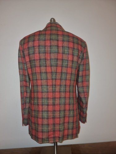 Belvest Linen Tartan Jacket Mens Size EU 50 - Picture 3 of 8