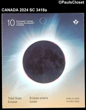 CANADA 2024 SC 3418a TOTAL SOLAR ECLIPSE 4/8/2024 92¢ (10) F/VF