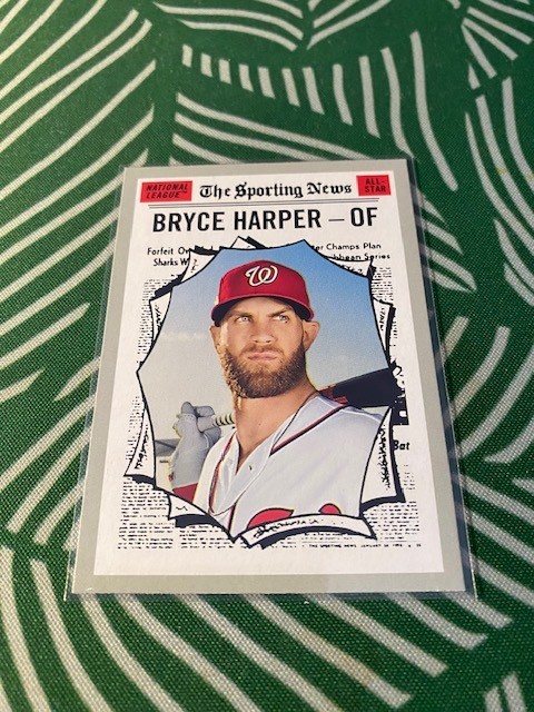 2019 Topps Heritage - All-Star Bryce Harper #367 - FREE SHIPPING