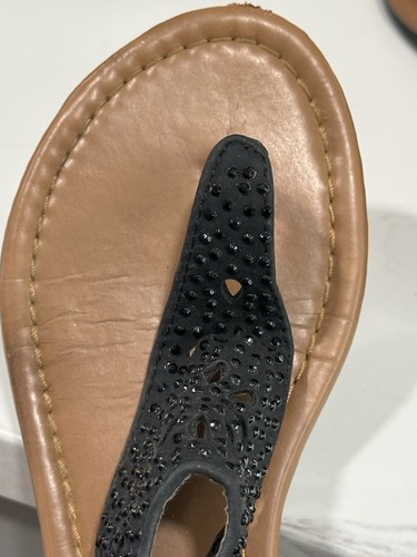 Sandalias de mujer Top Moda negras con cremallera talla 6 - Imagen 6 de 10