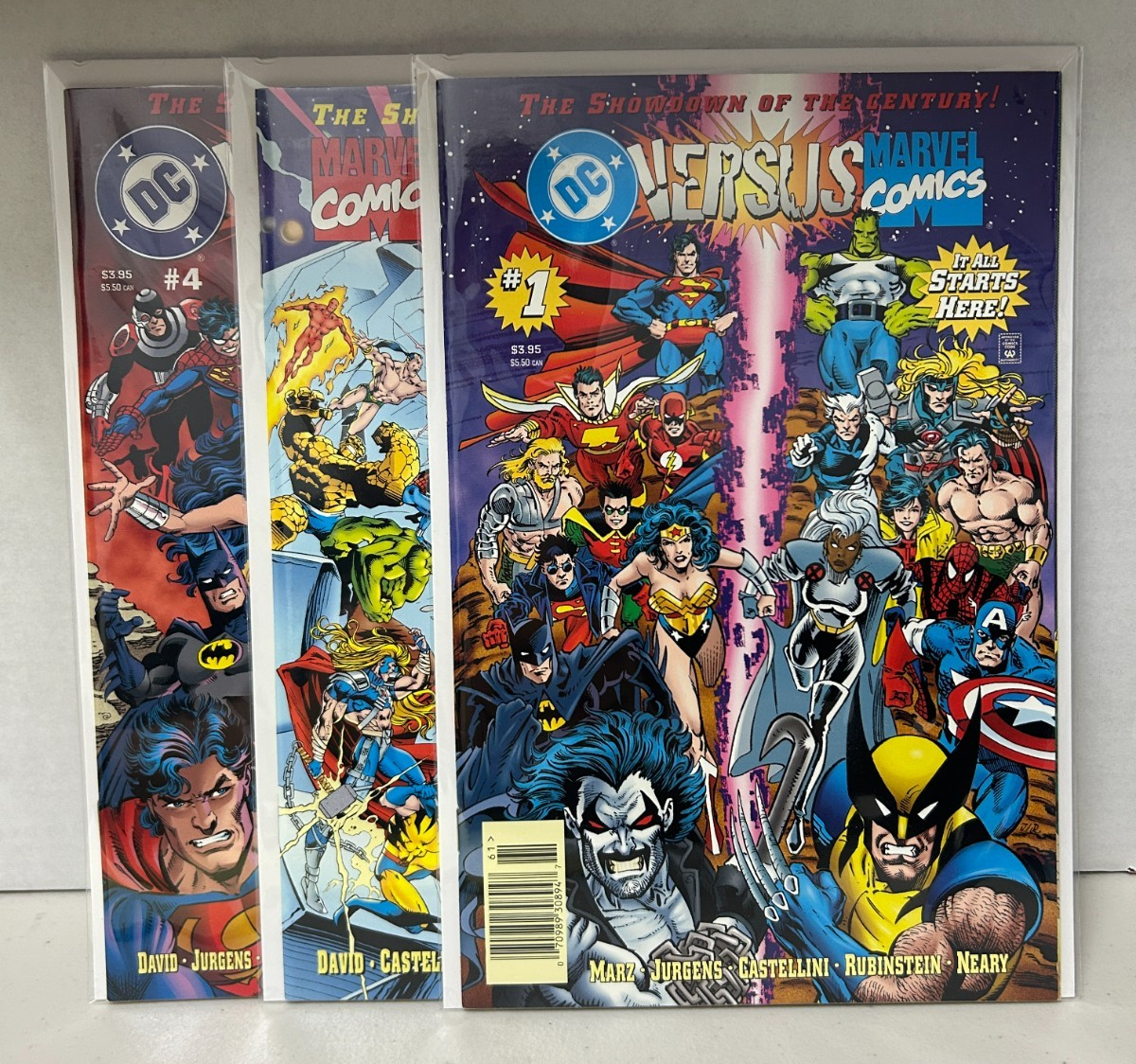 DC vs Marvel #1 2 4 Comic Book Lot of 3 Issues | eBay