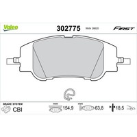 Valeo BremsbelÄGe Satz Vorne Passend FüR Alfa Junior CitroËN C3 C4 DS DS Fiat 60