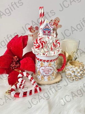 Personalisierter Weihnachtsfilmbecher Weihnachtsabend Box Strumpffüller für Kinder Erwachsene