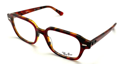 New Ray-Ban Frames Red Acetate Glasses Unisex orx5382 5911 52 18 150 RB5382