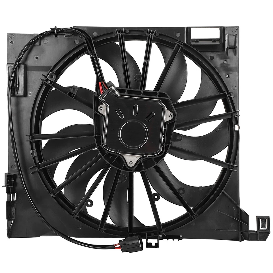 Radiator Cooling Fan Assembly For 2014-2016 2017 JAGUAR XJR 2018 JAGUAR XJR575 - Image 3 of 4
