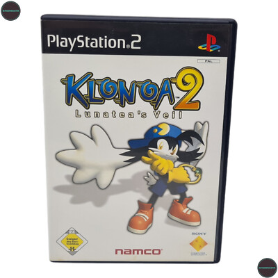 Klonoa 2 Lunateas Veil Playstation PS2 Spiel PAL Namco 2001