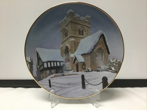 David Winter Cottages Plate Collection A Christmas Carol #513/10,000 No Box VTG - Picture 1 of 5