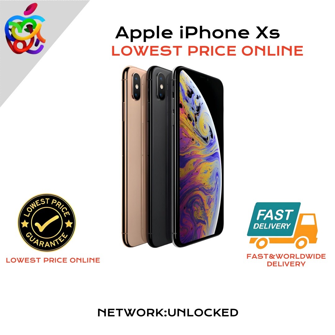 【Lowest Price】Apple iPhone Xs-256GB-All Colors Unlocked Smartphone-Excellent @C!