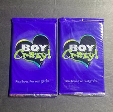 (2) BOY CRAZY Trading Card Packs New Sealed P...