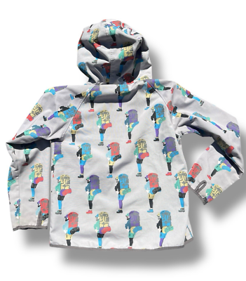 Go Slow Caravan Jacket Japanese Rare All over Graphic Backpacker