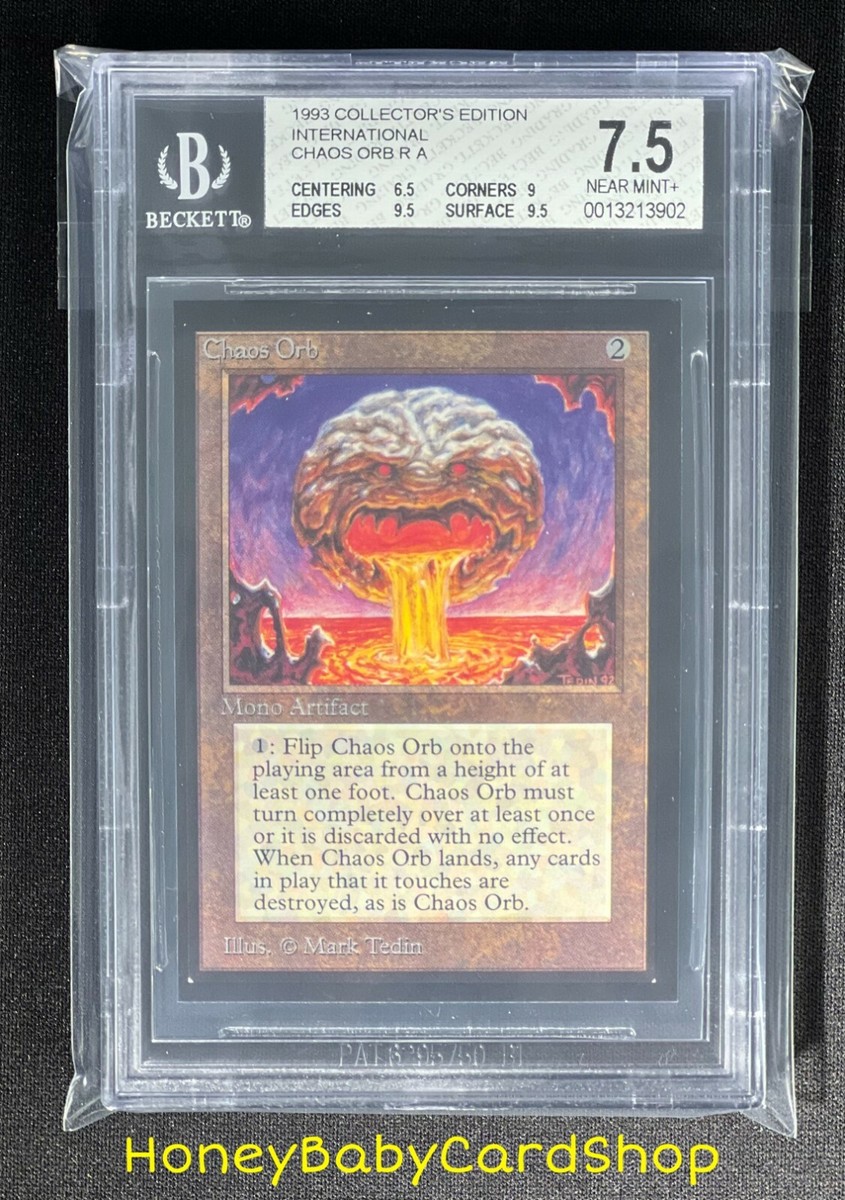 MTG International Edition (IE) 1993 Chaos Orb BGS 7.5 NM+ Old