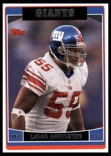2006 Topps #NYG10 LaVar Arrington NRMT