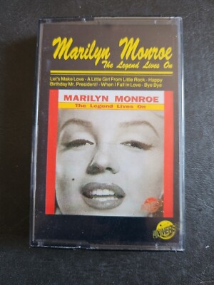 MARILYN MONROE - THE LEGEND LIVES ON - MC MUSIK KASSETTE  - Zustand Gut - @V07