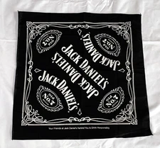  New Jack Daniels Whiskey Old NO 7 Brand Bandana Black