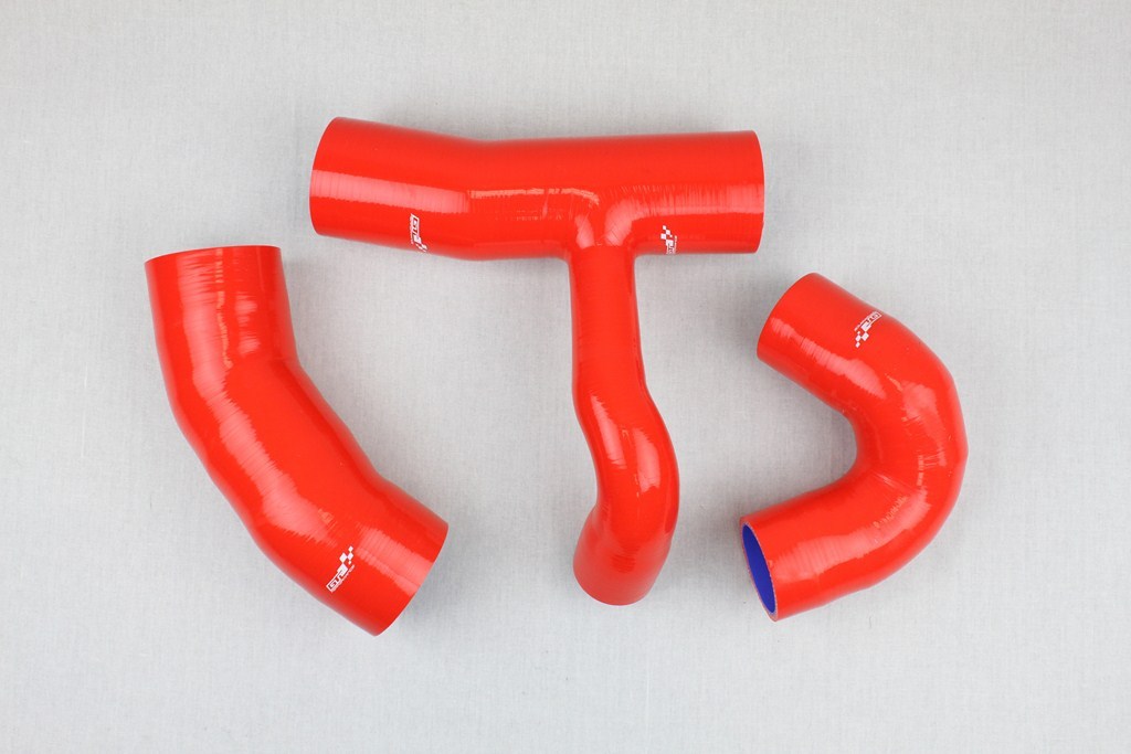 Durites silicone Clio 3 RS haute résistance thermique rouge