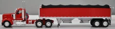 DCP / FIRST GEAR 1/64 SCALE W-900 KENWORTH DAY CAB WITH WILSON 34' GRAIN TRAILER