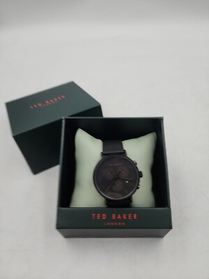 Ted Baker Barnett Chronograph Watch BKPBAS201 Black Face