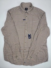 NEW Johnnie O Sycamore Button Shirt Plaid Cotton Wool Blend Flannel Men's XL NWT