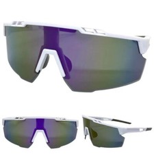 Classic SPORTY WRAP AROUND Biker Cycling Fishing Shield SUNGLASSES Big Frame C5