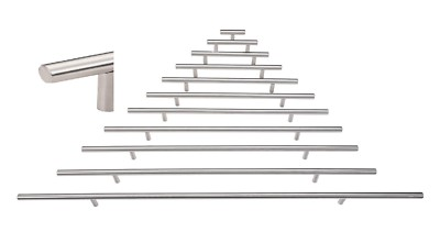 #ad Stainless Steel T Bar Kitchen Cabinet Door Hardware Pulls Handles Knobs 2quot; 24quot; $36.50