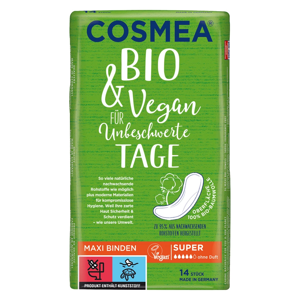 INTIMHYGIENE Pelz Cosmea Comf. BIO Maxi Binde 14 Stk